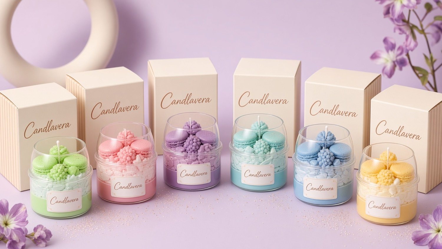 The six Macaron Cups